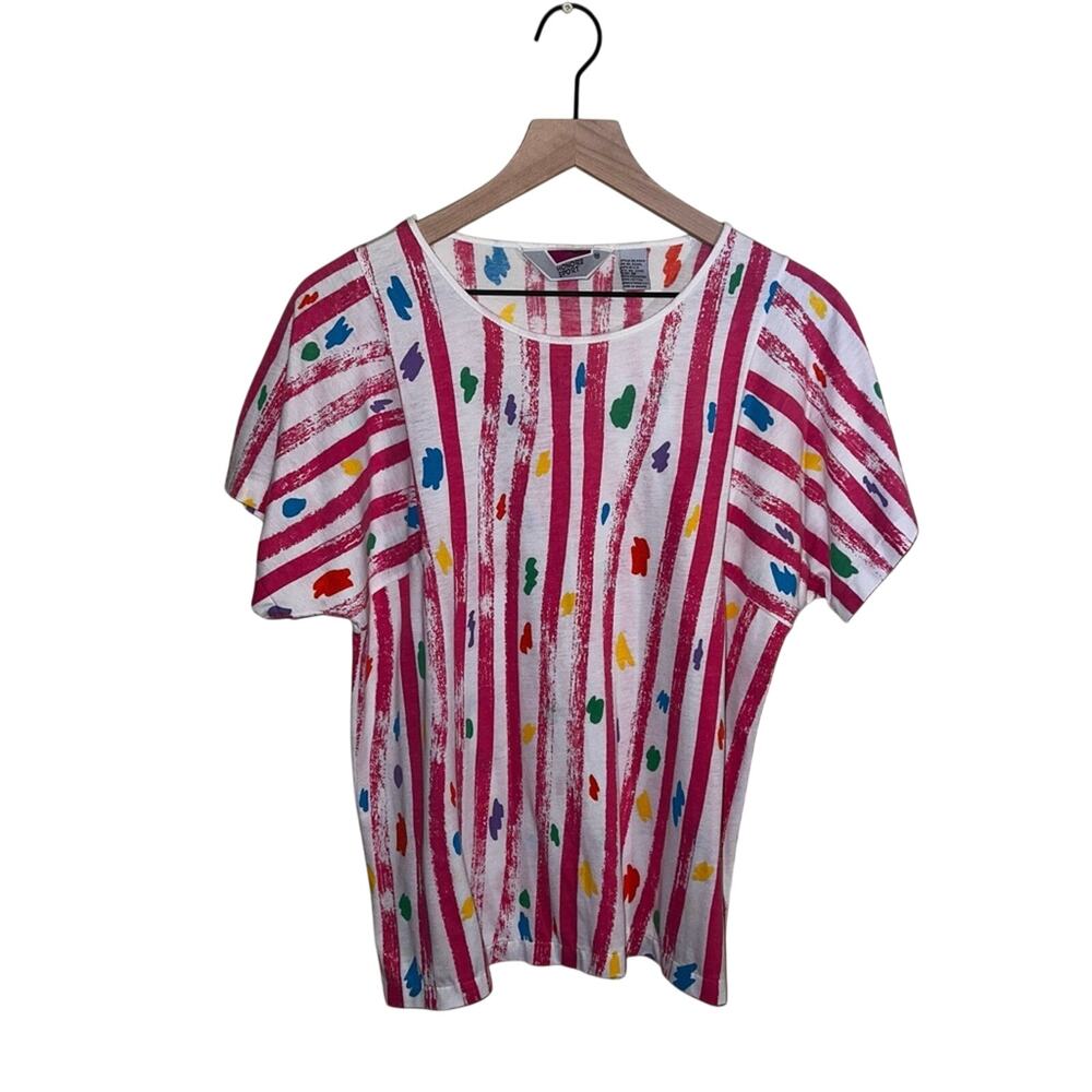 HONORS SPORT  cotton blend patterned T-shirt M